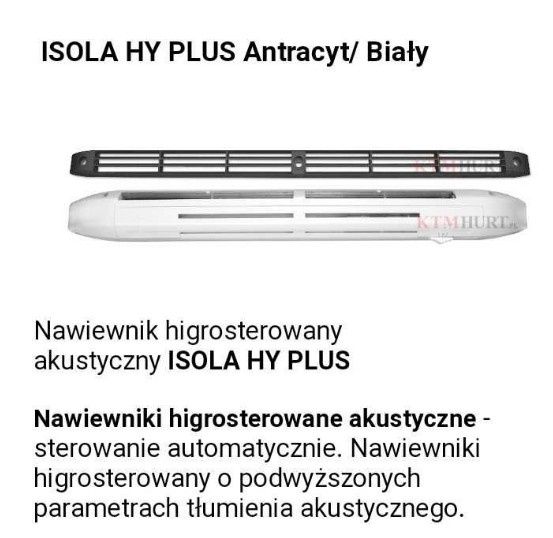 Nawiewnik okienny automatyczny ISOLA HY PLUS