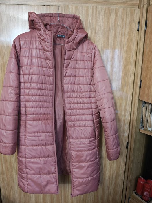 płaszcz długi pikowany M