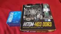 Комплект плата+проц+RAM Gigabyte GA-H170M-HD3 + Pentium G4560 + 8GB