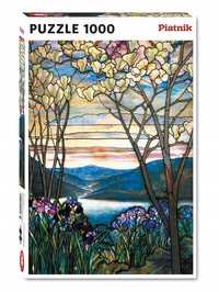 Puzzle - 1000 Tiffany, Magnolie I Irysy Piatnik