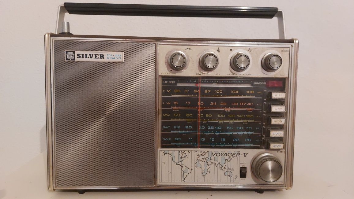 Rádio- vintage década de 70