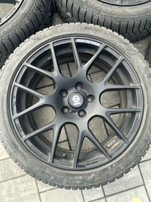 Felgi aluminiowe sportowe Sparco Pro Corsa, z oponami zimowymi