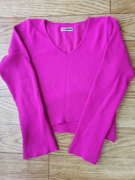 Sweter damski, różowy, r 38 M