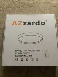 Lampa Azzardo Thin Round White