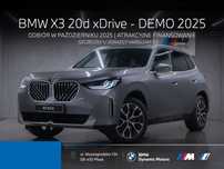 BMW X3 xDrive20d 197 KM mHEV - DEMO 2025 - Kamera 360 - Wentylacja Foteli