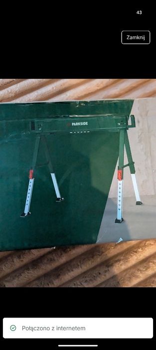 Parkside folding saw horse stół do piły konik ręczny skladany
