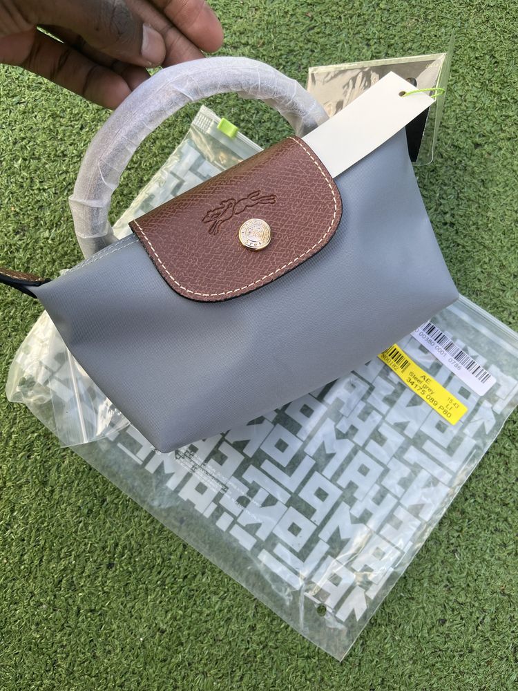 longchamp mini bag steel