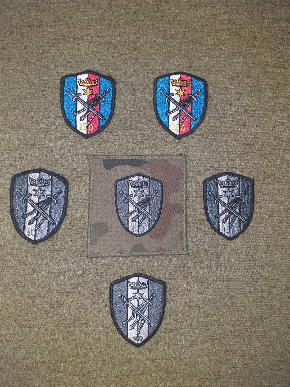 Naszywka wojskowa 100 batalion łączności Wałcz,militaria,demobil,WP,WZ