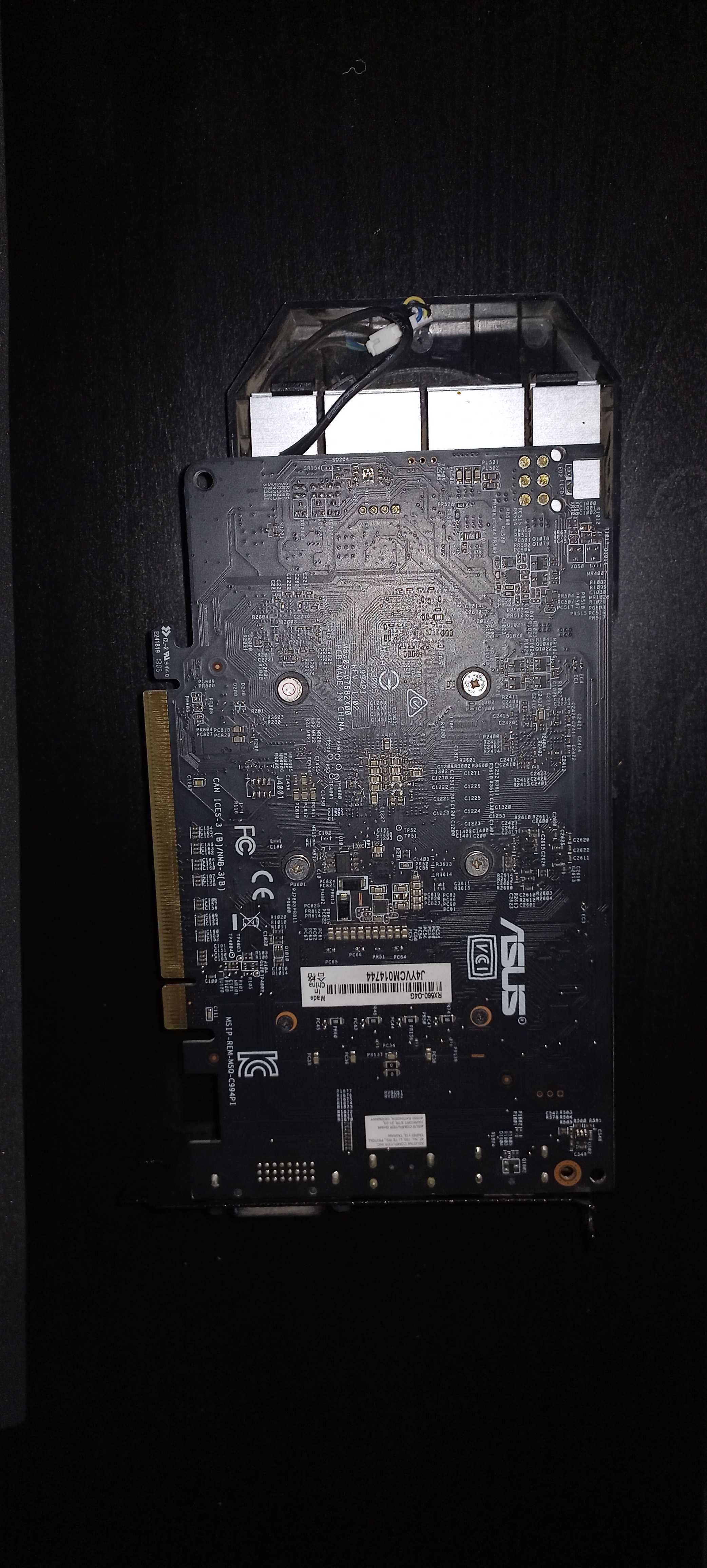 Placa gráfica Asus 4gb amd rx series