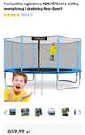 Trampolina z siatką 374cm