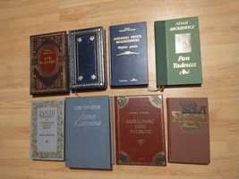 8 książek literatura piękna Mickiewicz, Tołstoj, Modrzewski, Zola