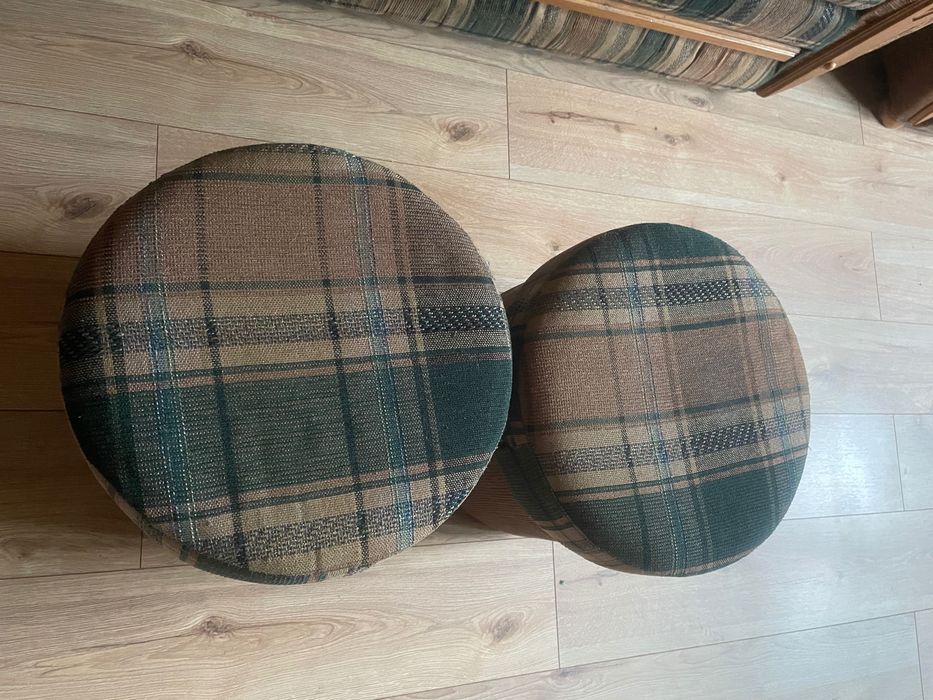 Komplet wypoczynkowy 3+2 z funkcją spania sofa kanapa fotele pufy