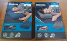 Надувна флокована подушка Bestway 67121 (68672), 42 х 26 х 10 см