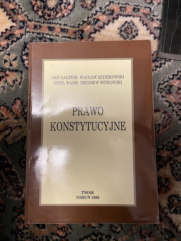 Prawo konstytucyjne Jan Galster Wacław Szyszkowski