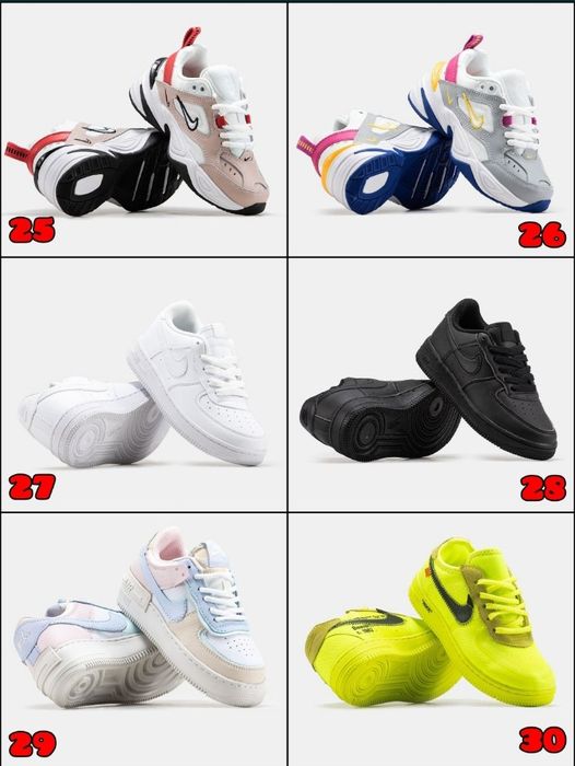 БЕЗ ПЕРЕДПЛАТИ‼️ Дитячі кросівки Adidas, Nike, Jordan / 26-35, ПРЕМІУМ