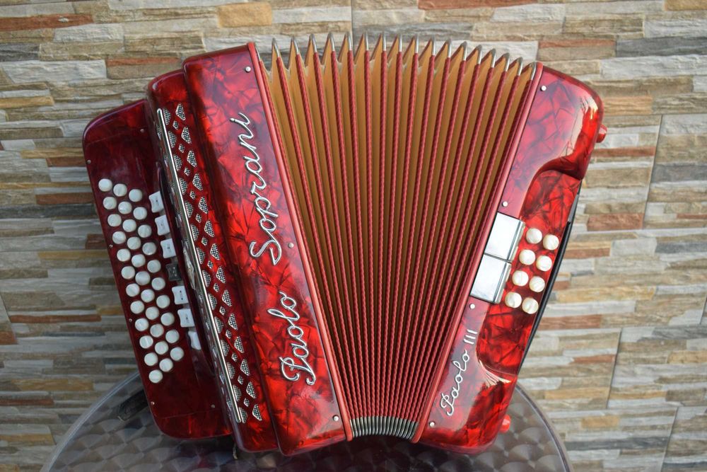 Concertina Paolo Soprani 3 Voz Sol Do Fa