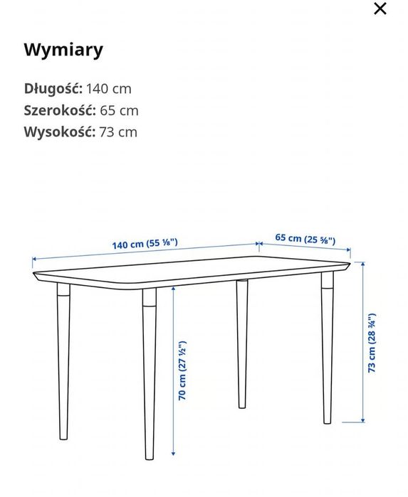 Stół / biurko 140x65