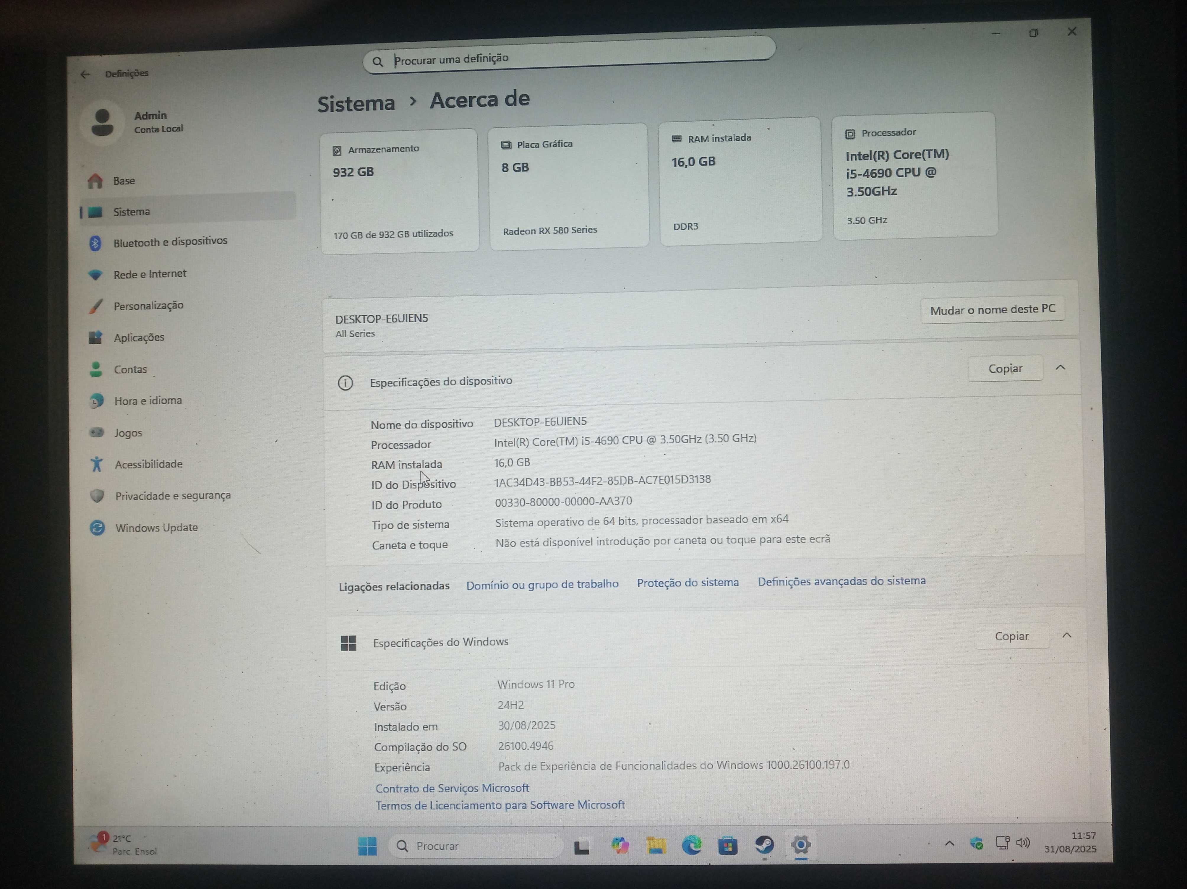 PC Gaming I5-4690