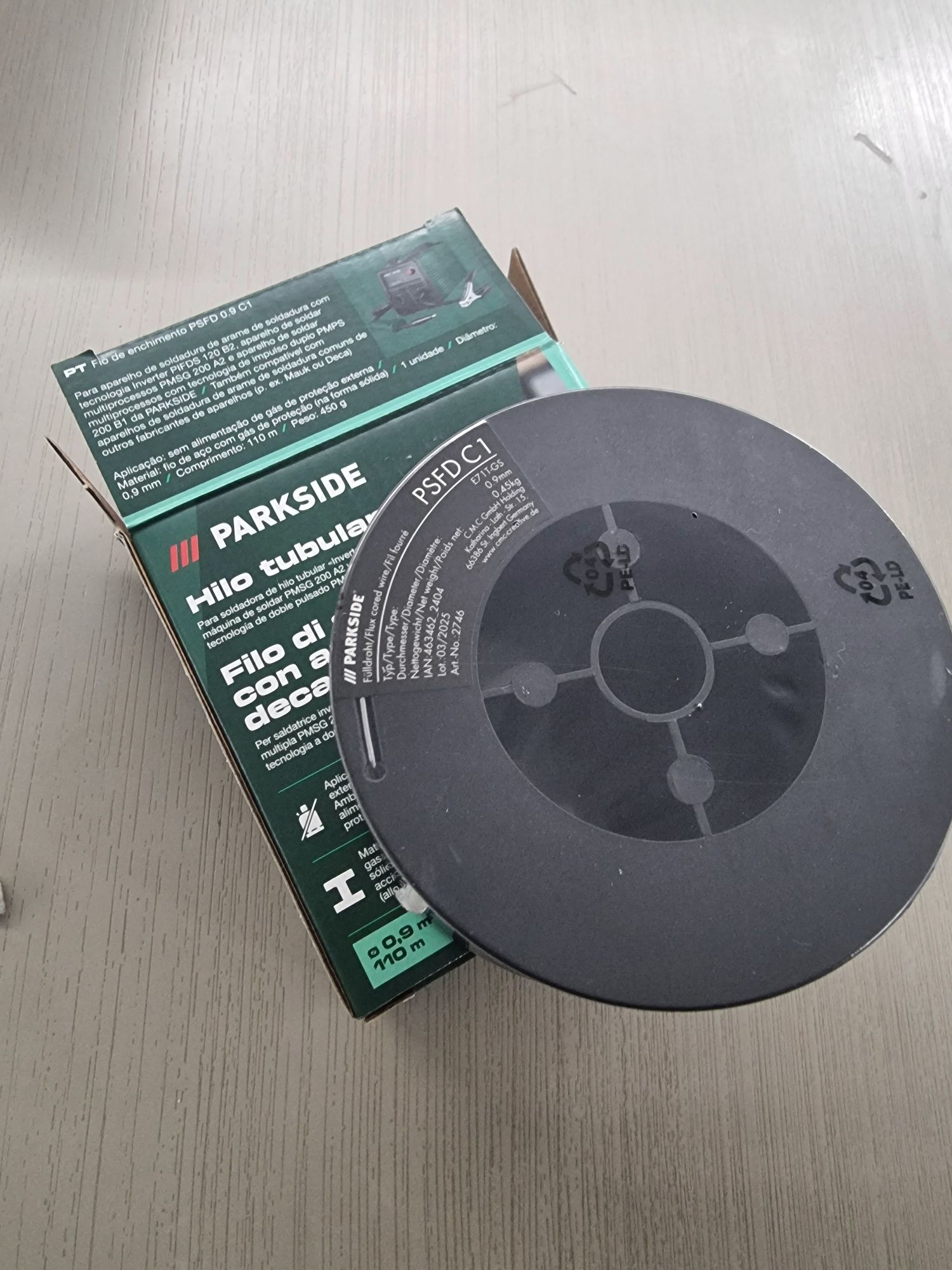 Parkside fio Soldar 0.9mm