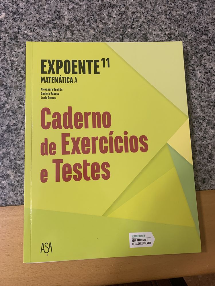 Cadernos de atividades 11 Ano