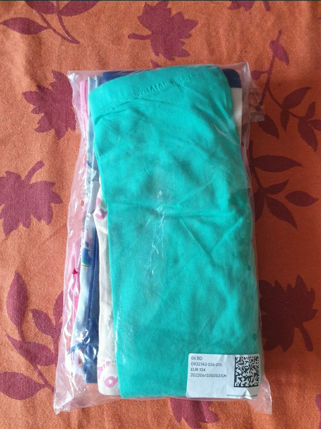 NOWE legginsy spodnie H&M 5-pak r. 128/134 bawełna jednorożec zestaw