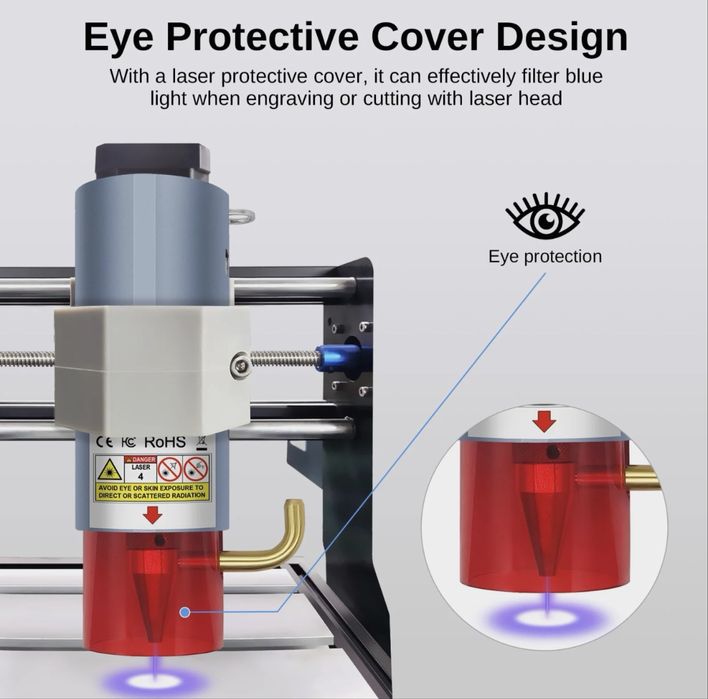 Лазерная головка оптической мощности TREE 5 Вт ЧПУ 3018 PRO