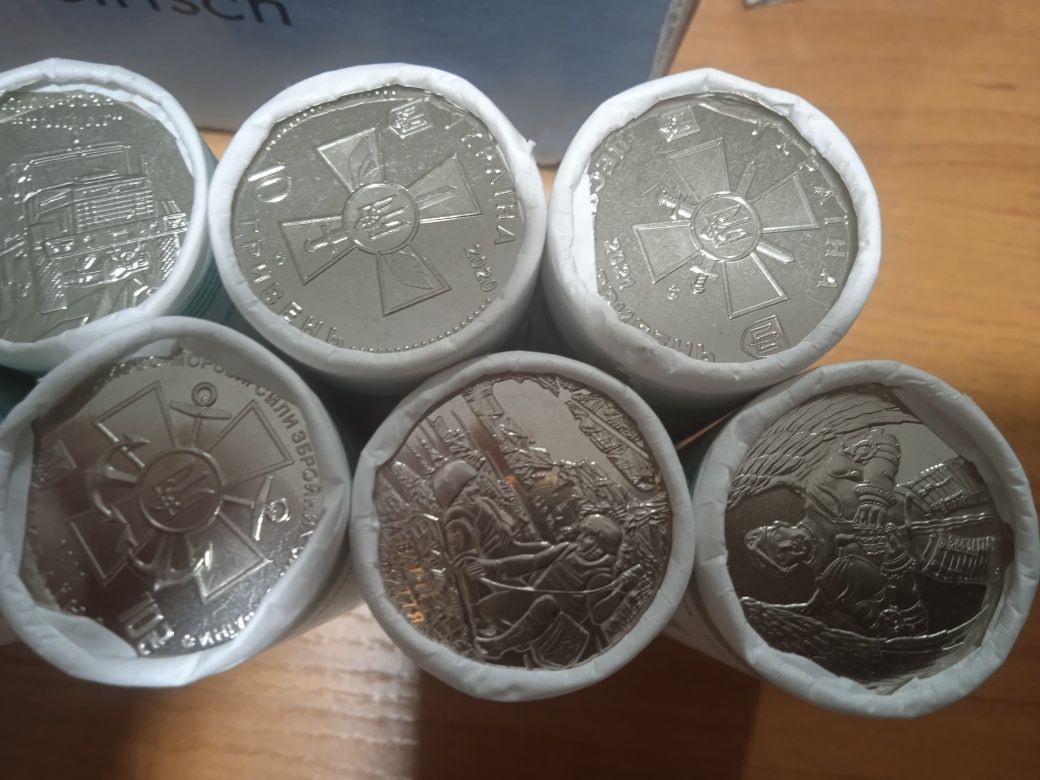 Монети України 10грн. Цілий рол