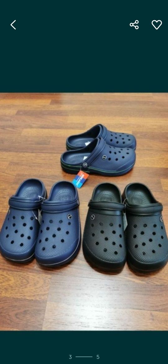 Klapki Męskie Typu Kroksy Lekkie Wygodne