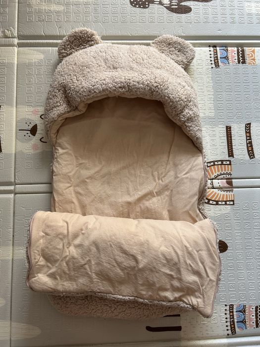 Конверт на виписку/ в коляску тедді