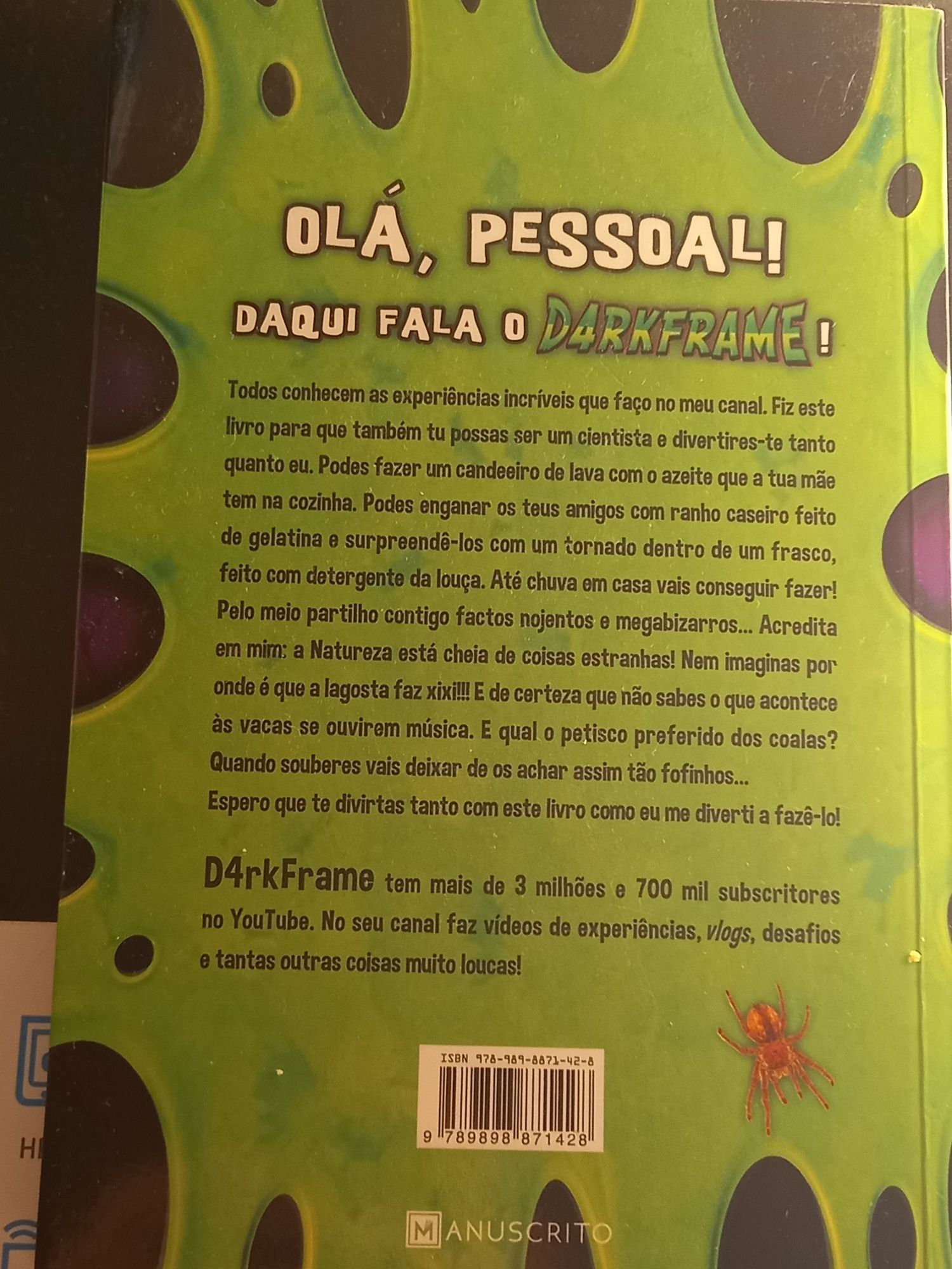 Livro D4rkframe- Experiências Loucas e Factos Bizarros