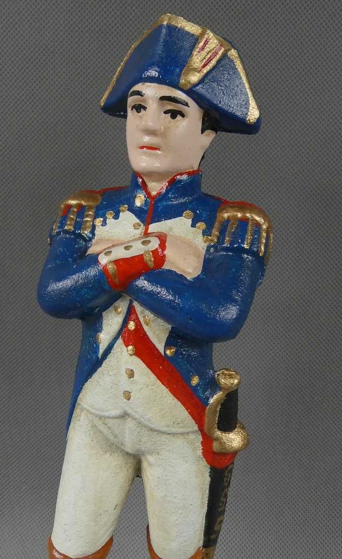 Piękna figura NAPOLEON Bonaparte żeliwo rzeźba 27,5 cm metal