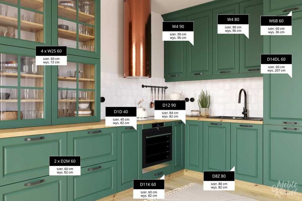 LAKIER Kuchnia CLASSIC meble szafki kuchenne mat TRANSPORT wycena [SK]