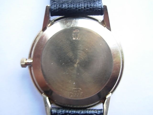 Złoty mechaniczny zegarek Jules Jurgensen
