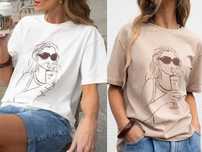 Lemonada nowy biały t-shirt czekoladowy drink