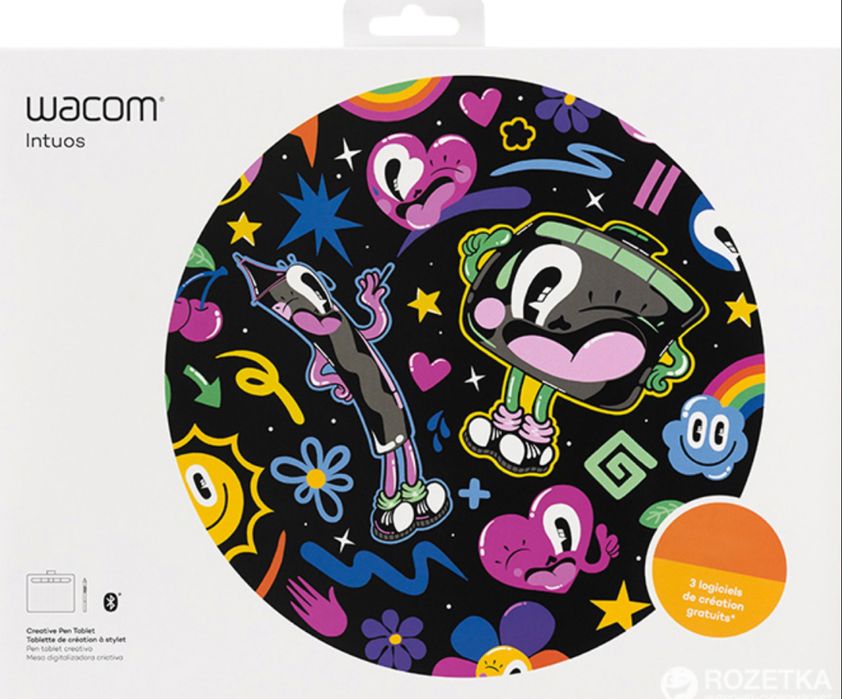 Графічний планшет Wacom Intuos S Bluetooth Black