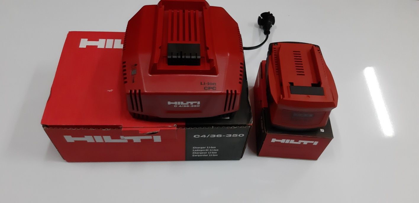 Ładowarka Hilti C4/36-350 i baterie Hilti B 22/5.2