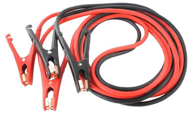 PRZEWODY ROZRUCHOWE kable 1200A 4,5m mocne 3,5kg GRUBE 1,2cm 516