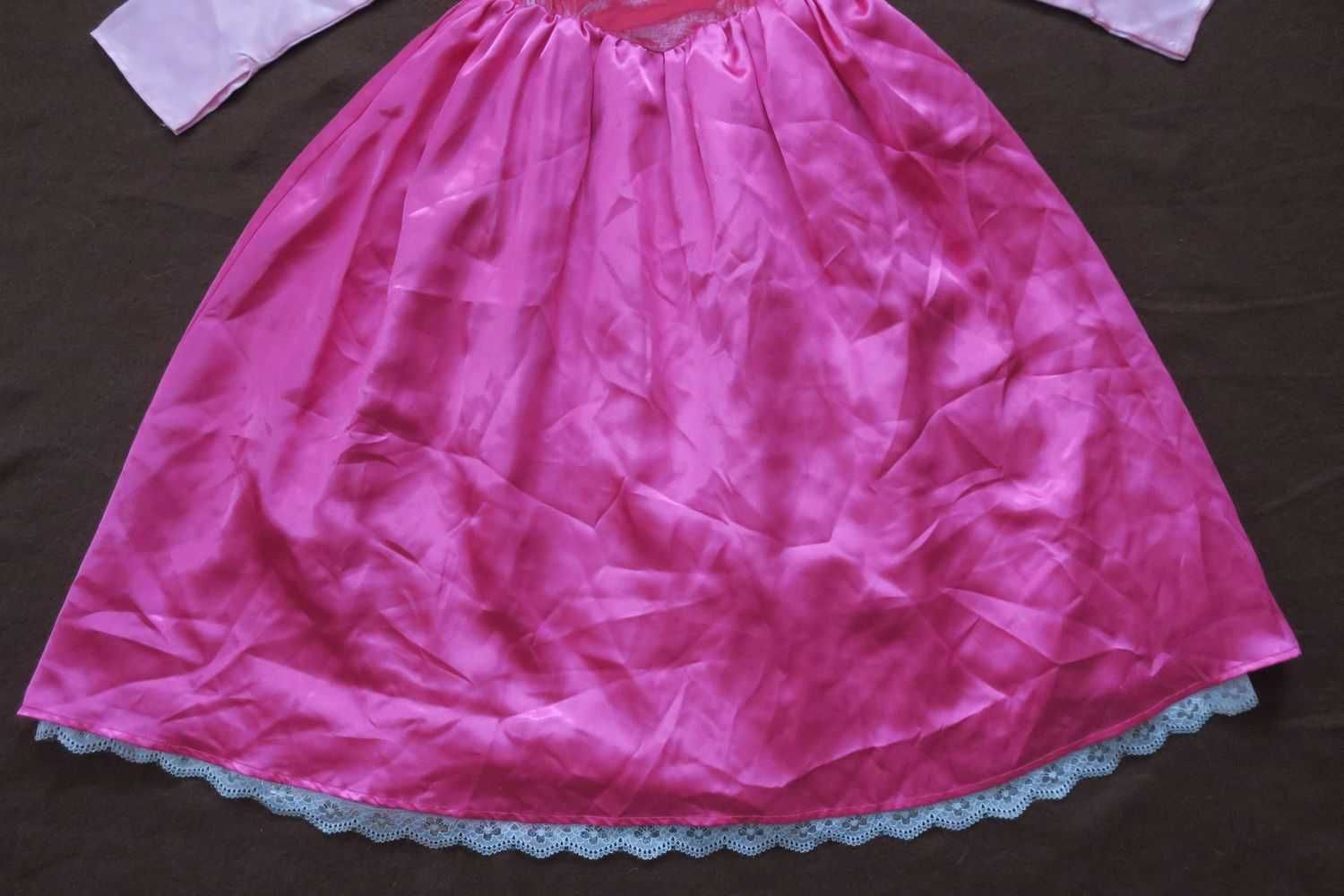 Sukienka karnawałowa księżniczka Aurora Disney r 116, 5-6 strój Aurora