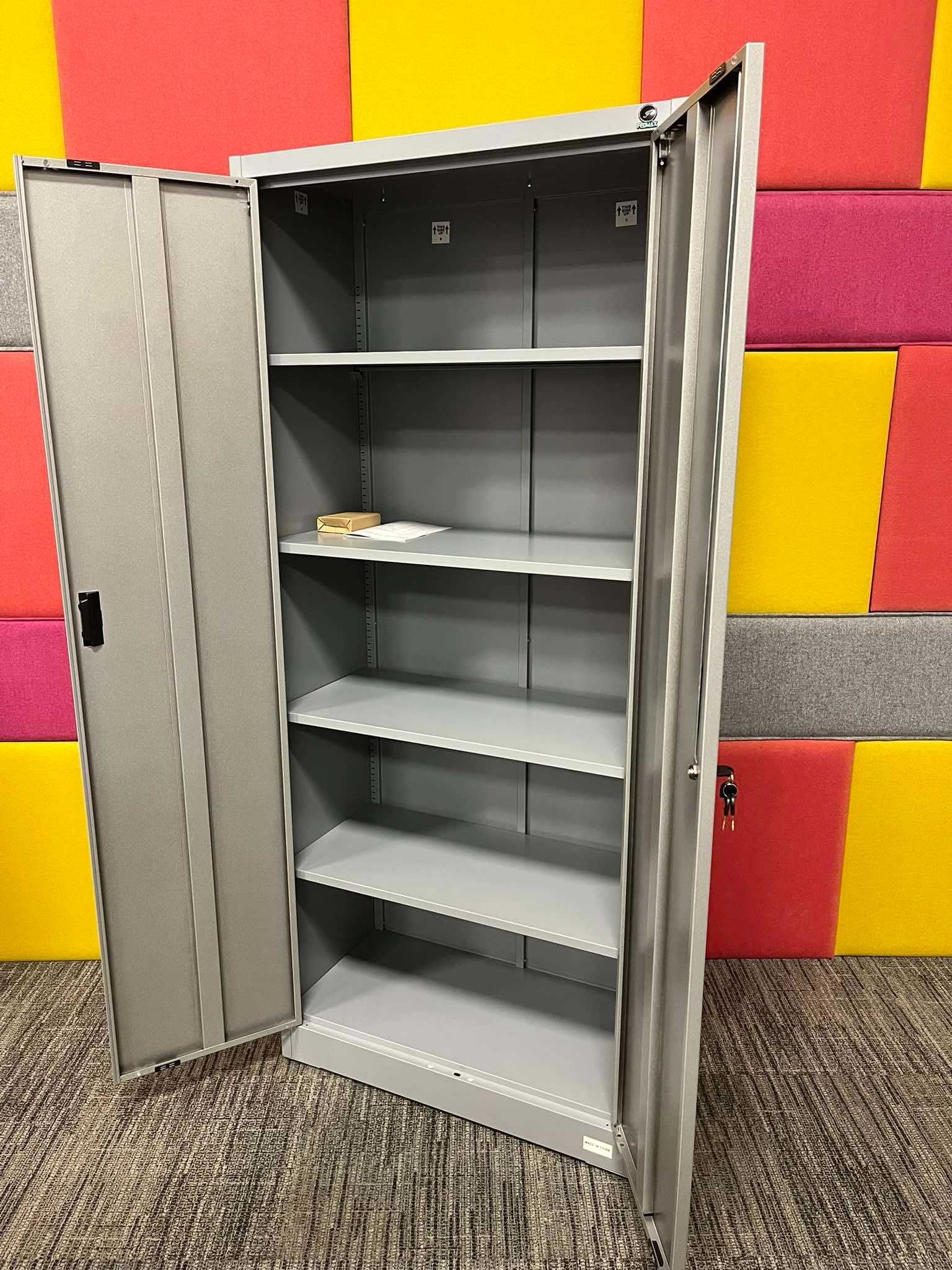 NOWA Szafa metalowa biurowa aktowa garażowa na dokumenty 180x80x40