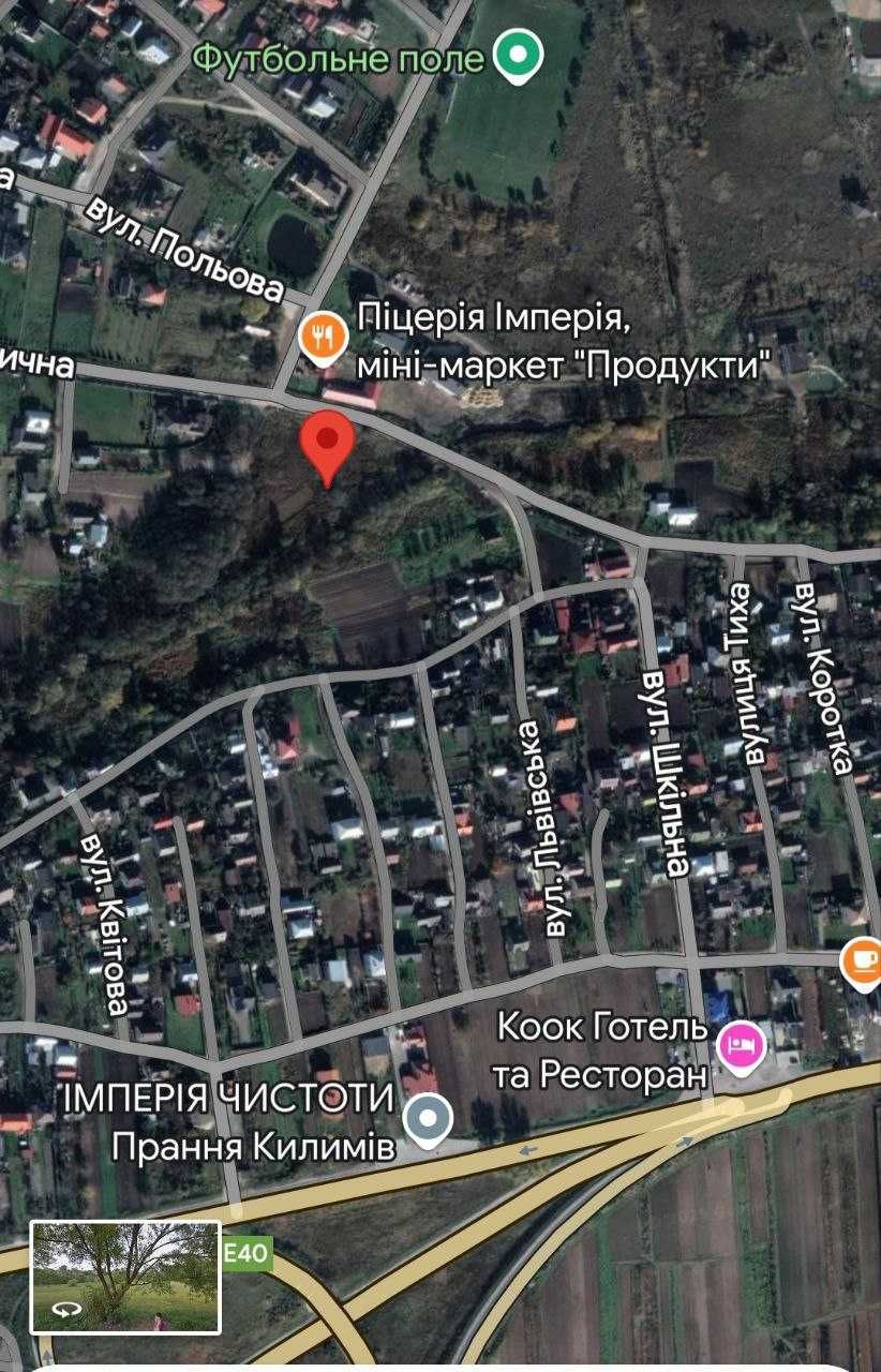 Продаж 40с.землі Рясне-Руське
