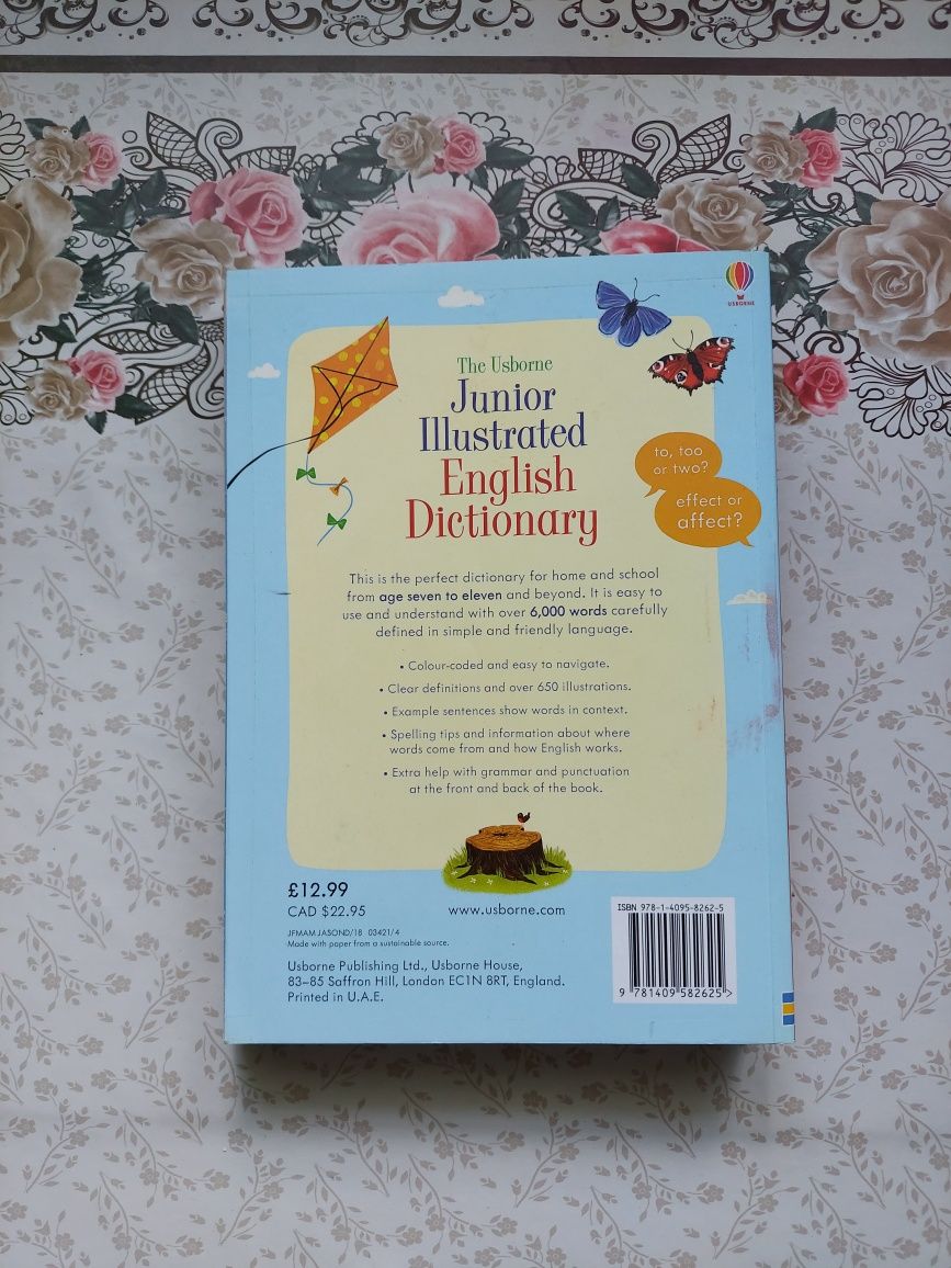 Junior Illustrated English Dictionary USBORNE