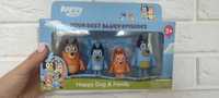 Bluey Nowy zestaw figurek figurki Bingo 4 szt. / 0518 paragon fiskalny