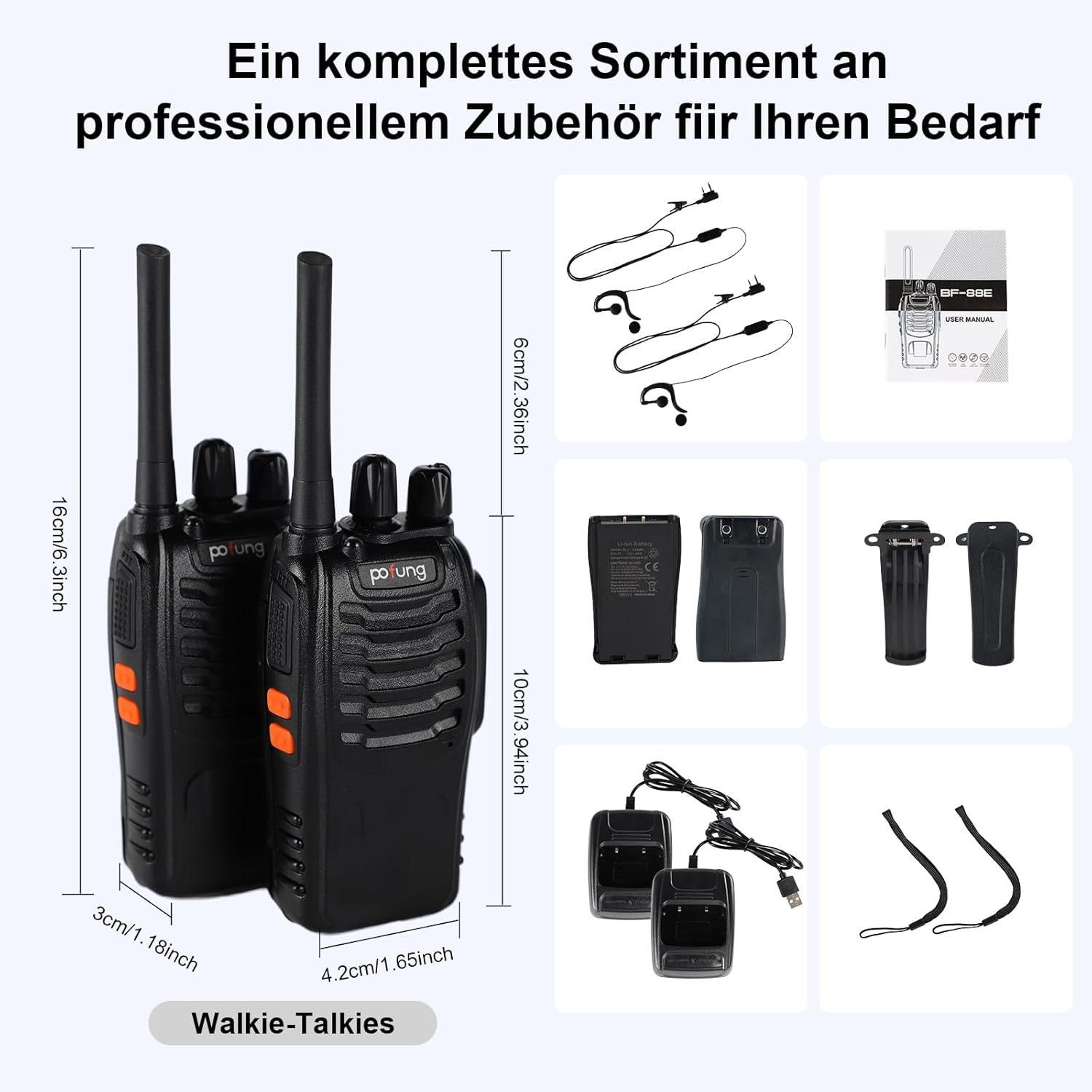 Krótkofalówki pofung BF-88E