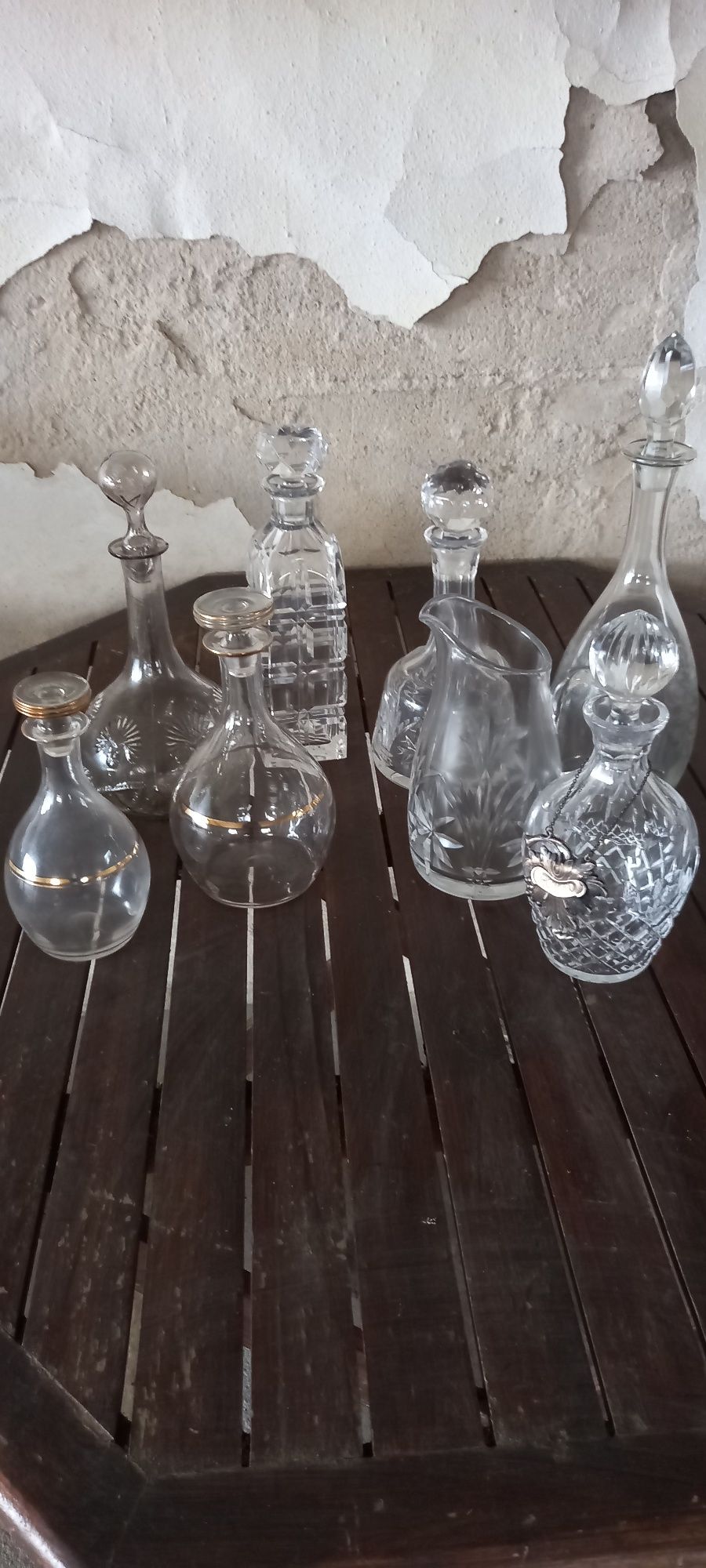 Garrafas de Cristal