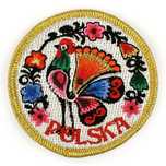 Naszywka haftowana folklor