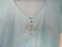 Blusa Azul Clara - Manga Curta - Mulher