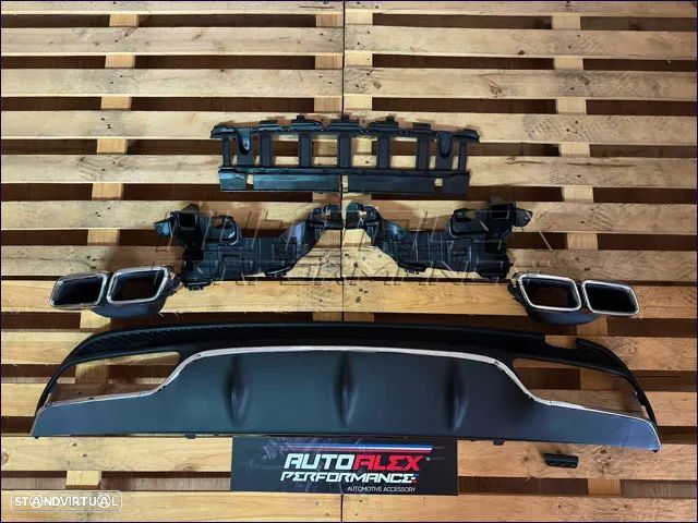 Difusor Traseiro Mercedes C W205  AAP39755