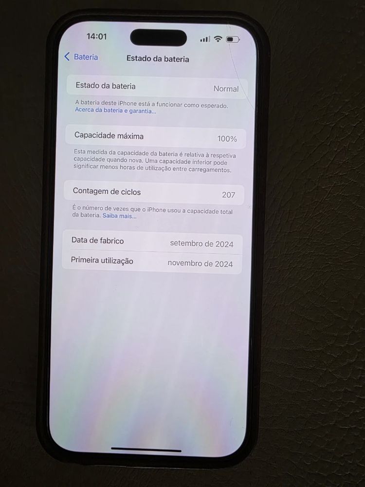 Iphone 16 Pro Max 100% bateria com fatura e garantia