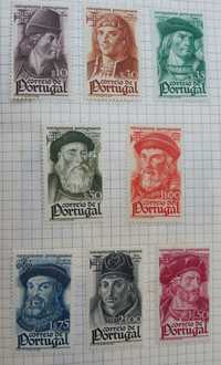 Filatelia selos Portugal Navegadores portugueses 1945