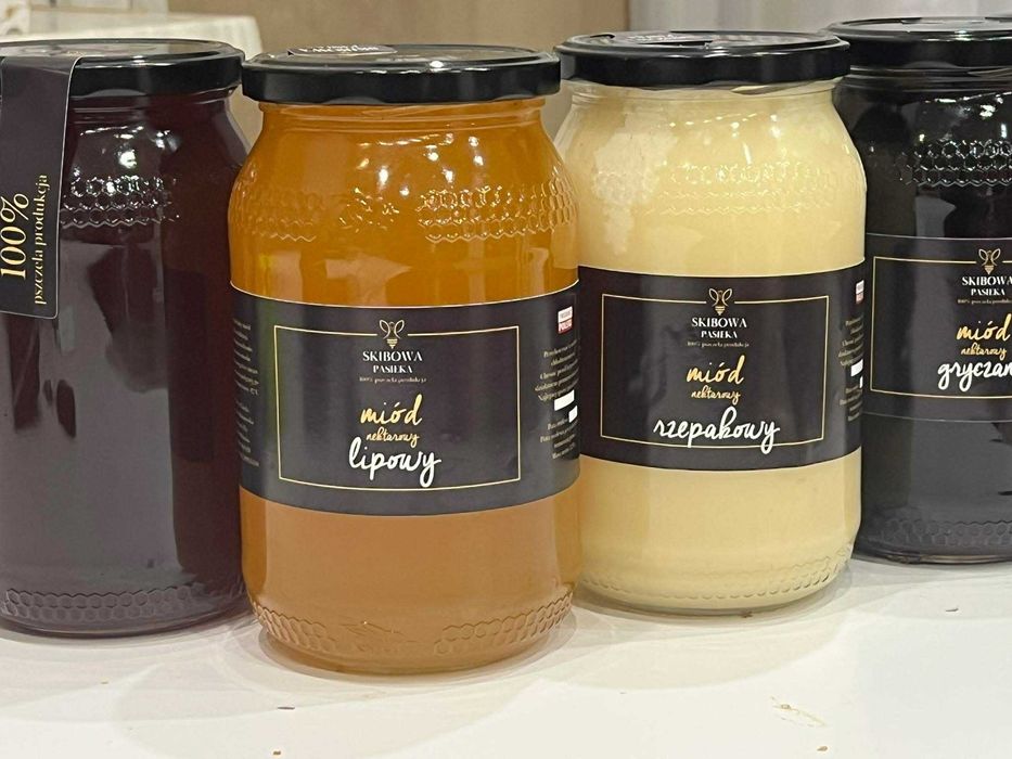 Miód rzepakowy, spadziowy i gryczany 2025